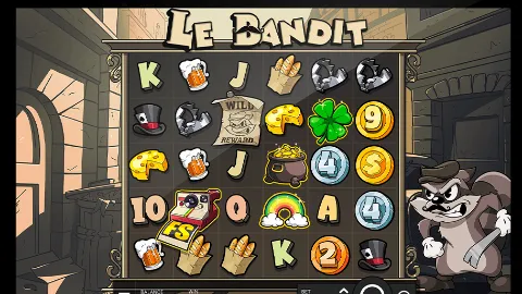 Uradna grafika igre Le Bandit (Hacksaw Gaming)